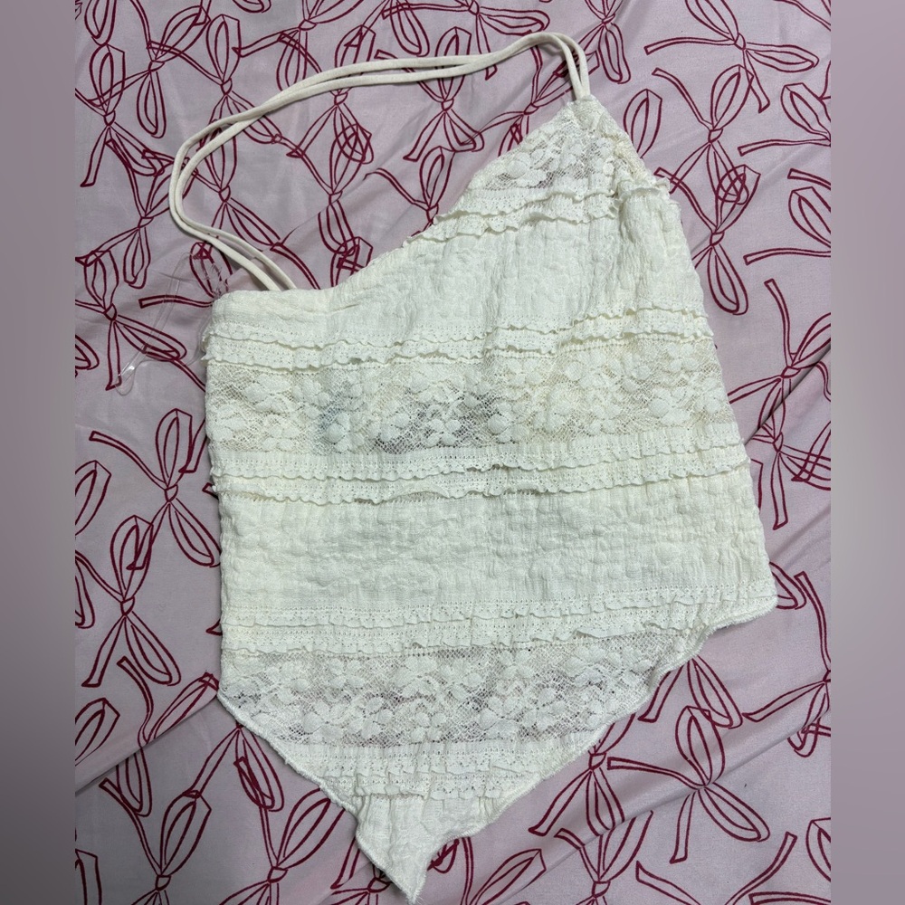 Cotton On Cream Lace Top